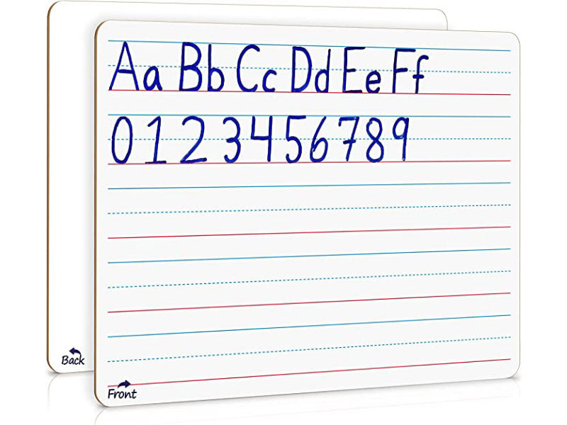 Lined dry-erase board, Scribbledo · 9 × 12 inches · Single board
