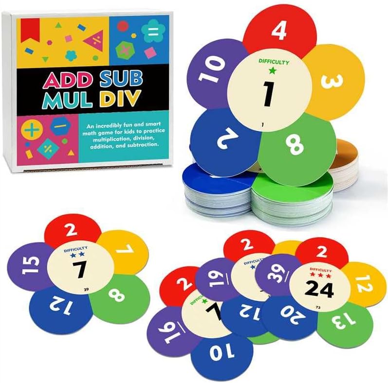 Smart Math Card Game, NONSOMPLE · Ages 6+