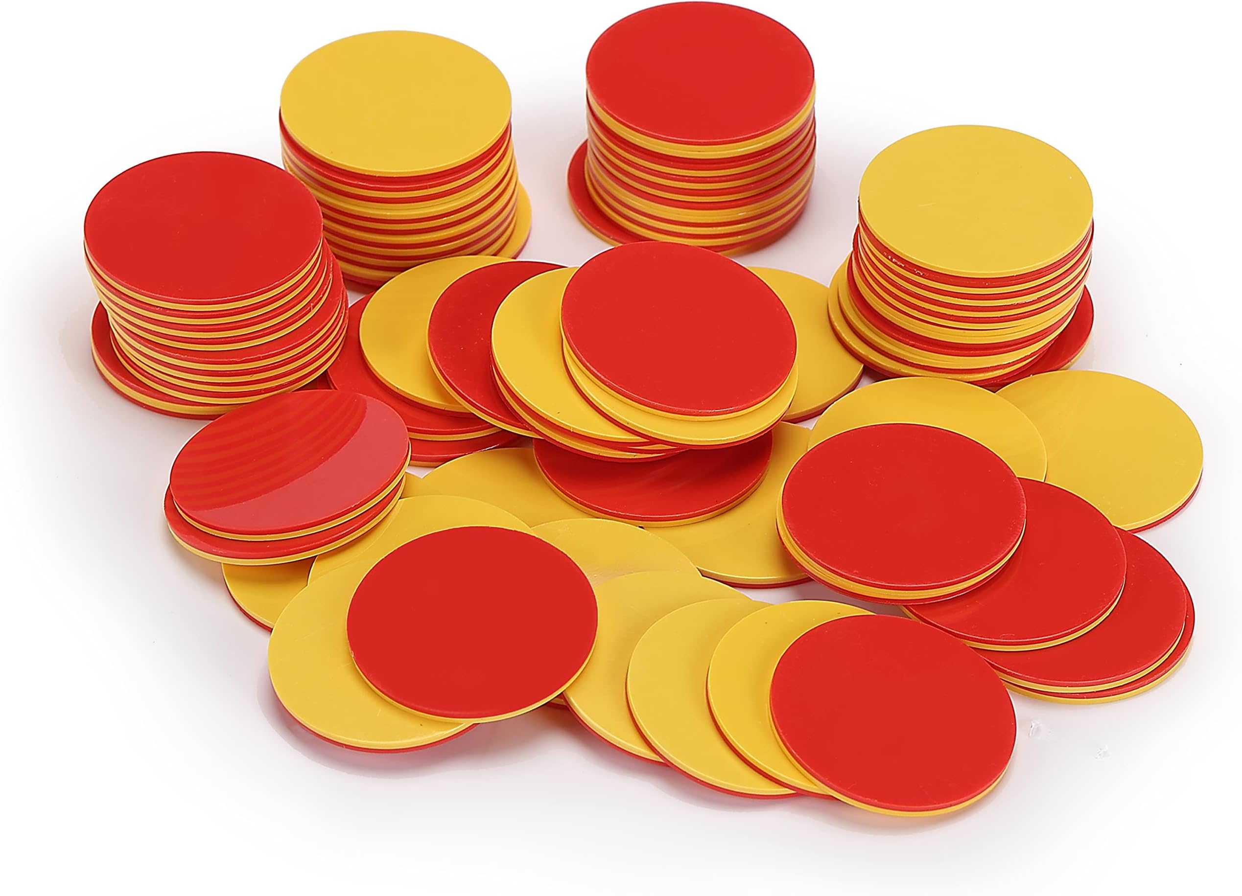Two-color counters, Mr. Pen · 100 red-and-yellow counters